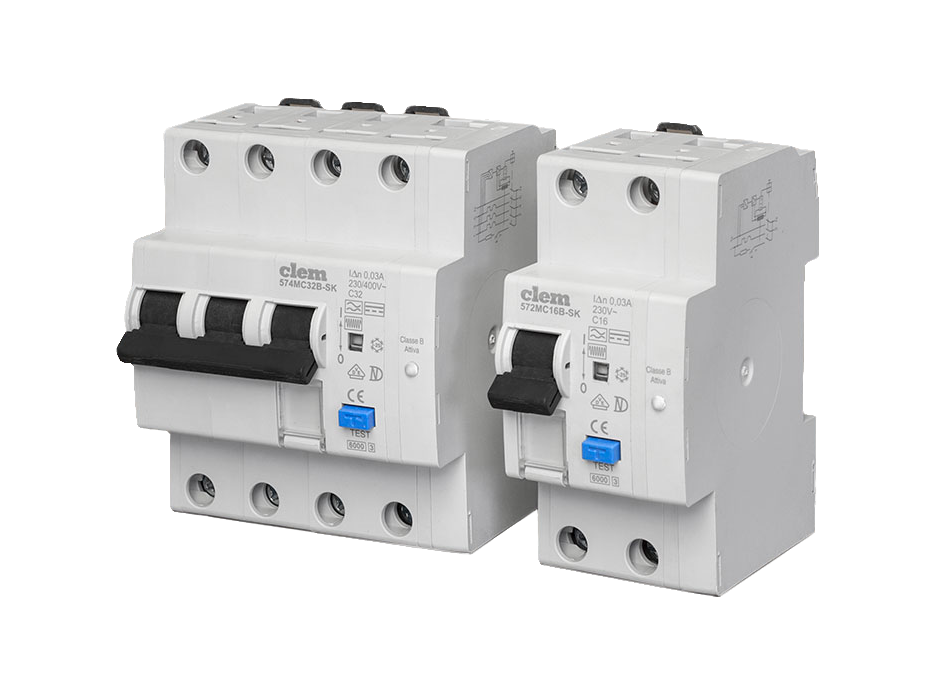 Interruttori differenziali magnetotermici tipo B